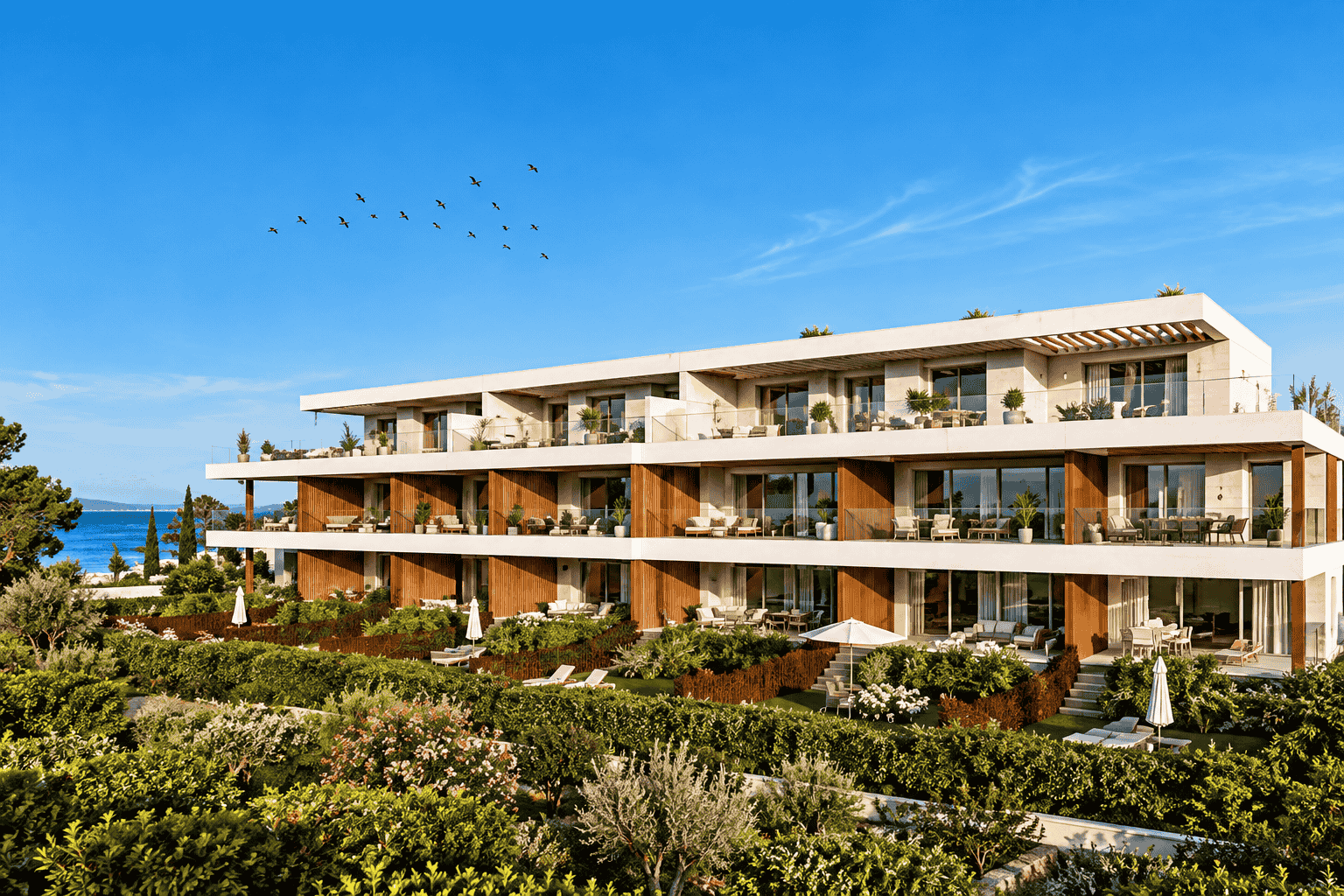 Alcaidesa Homes - Building aerial photo