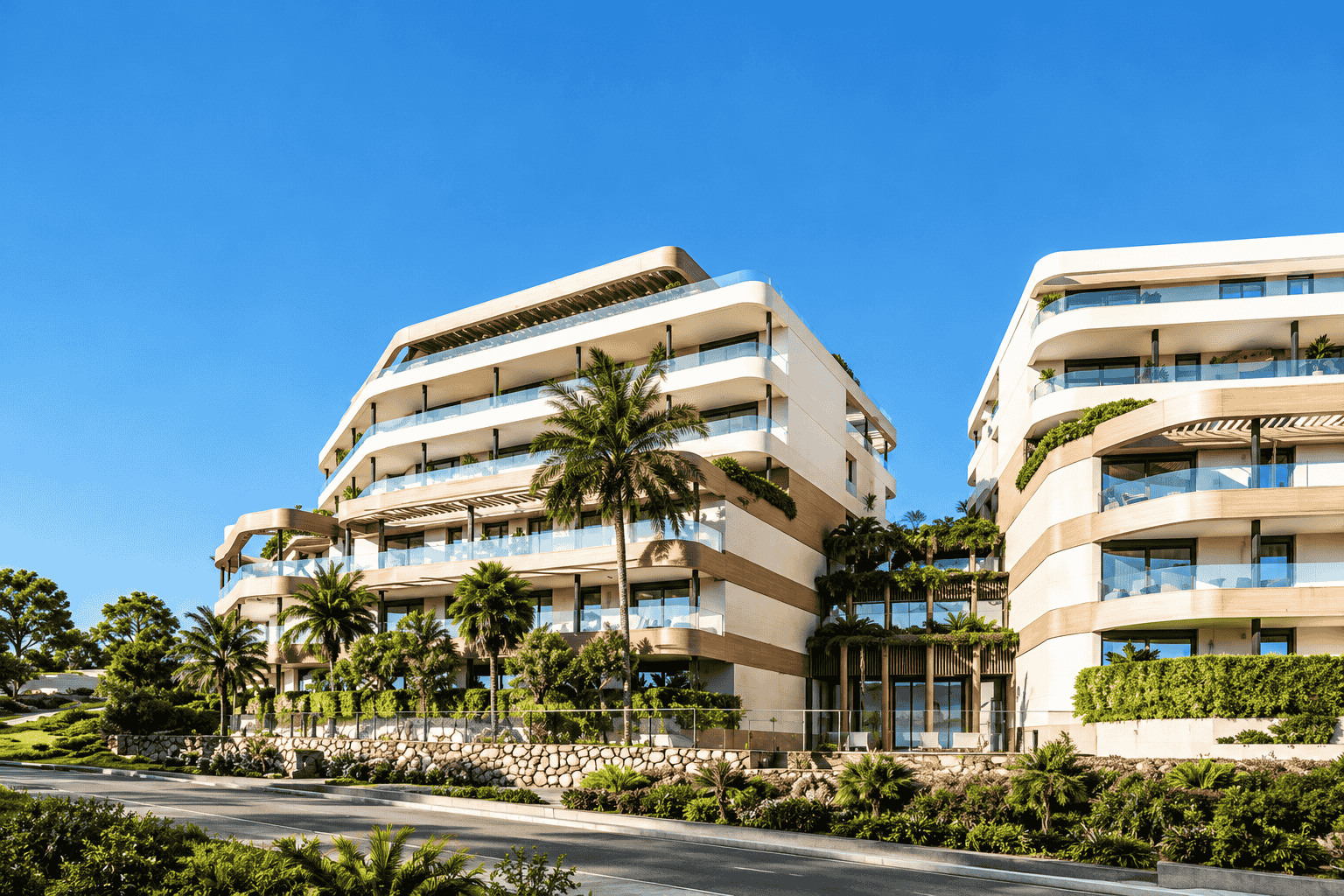 Birdie Hills, Estepona. Luxury Residence Arial Building Photo