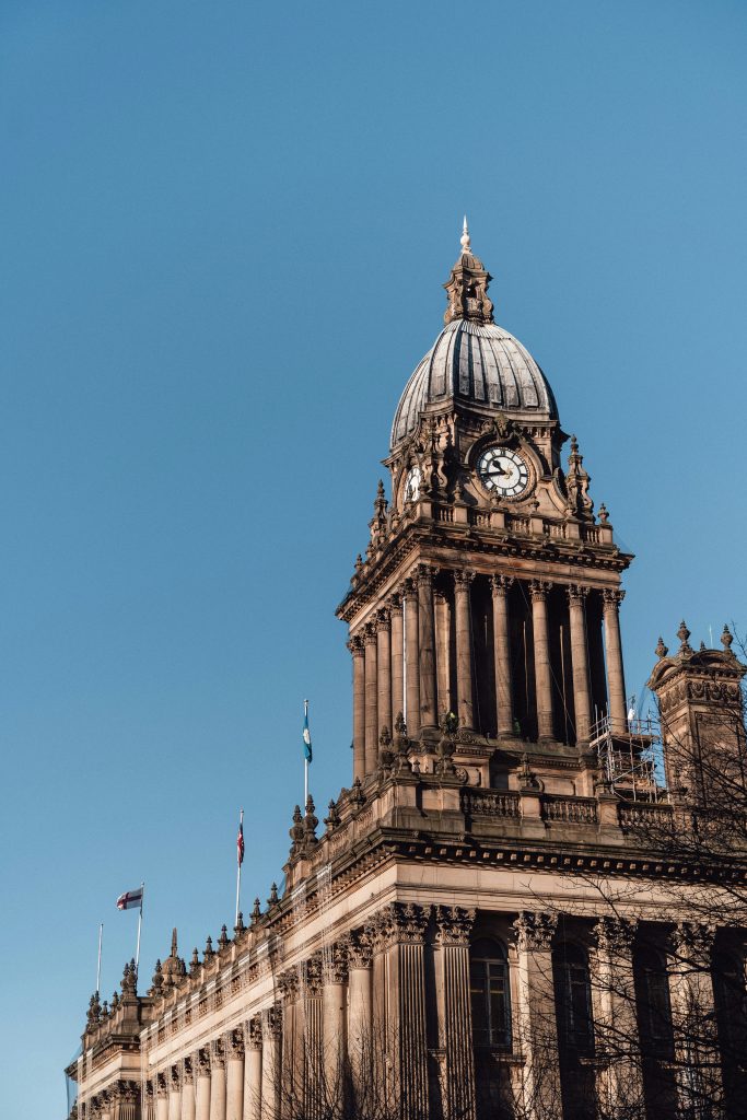 Leeds Town Hall — a top UK city for property investment and rental yields